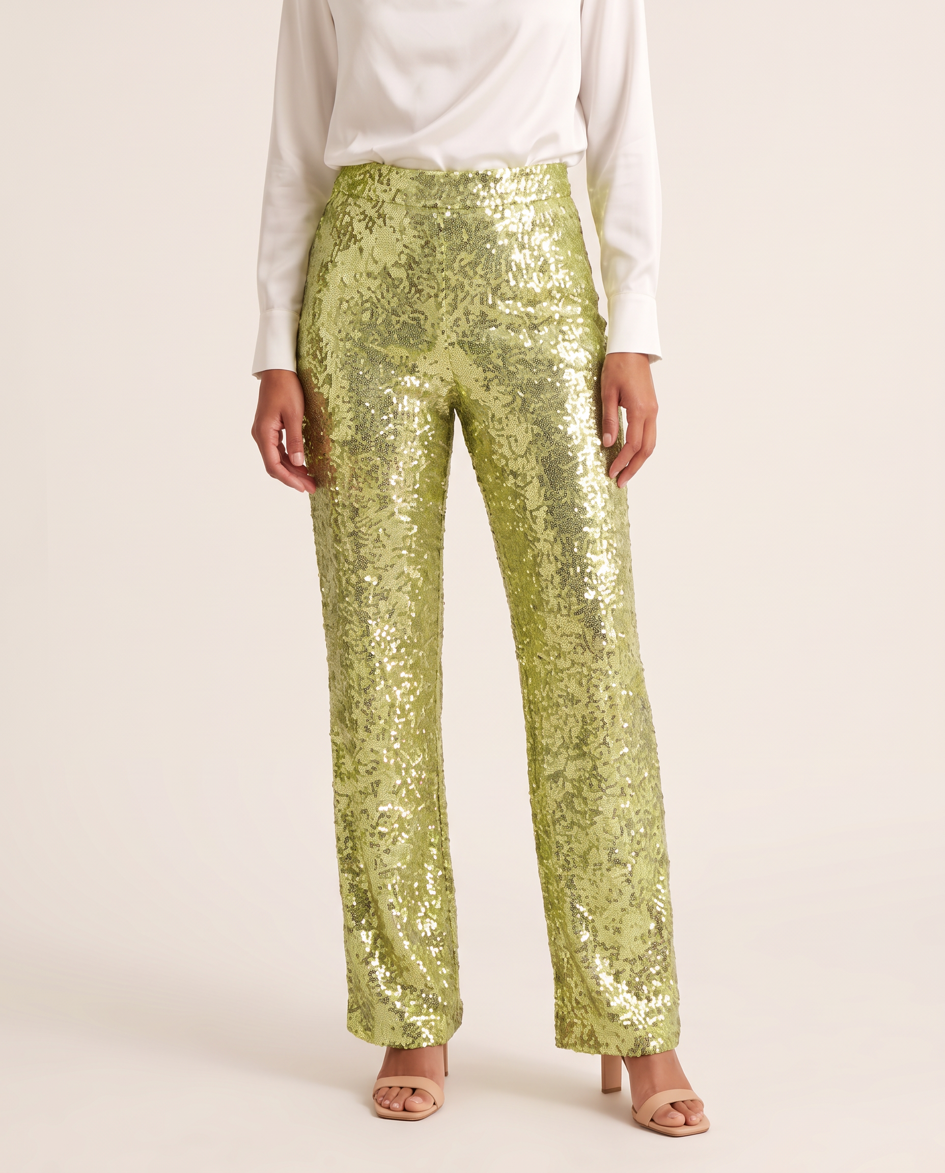 Sequin Straight Leg Pants for Women — product detail