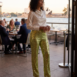 Sequin Straight Leg Pants for Women — Australian lifestyle