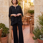 Layered Top and Wide Leg Pants Two Piece Set — Australian lifestyle