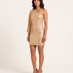 One Shoulder Sequin Mini Dress — product detail