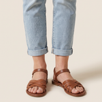Sophie Laurent | Sicily Orthopedic Sandals with Cushion Support For Women — Brown