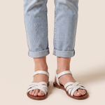 Sophie Laurent | Sicily Orthopedic Sandals with Cushion Support For Women — White