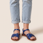 Sophie Laurent | Sicily Orthopedic Sandals with Cushion Support For Women — Blue