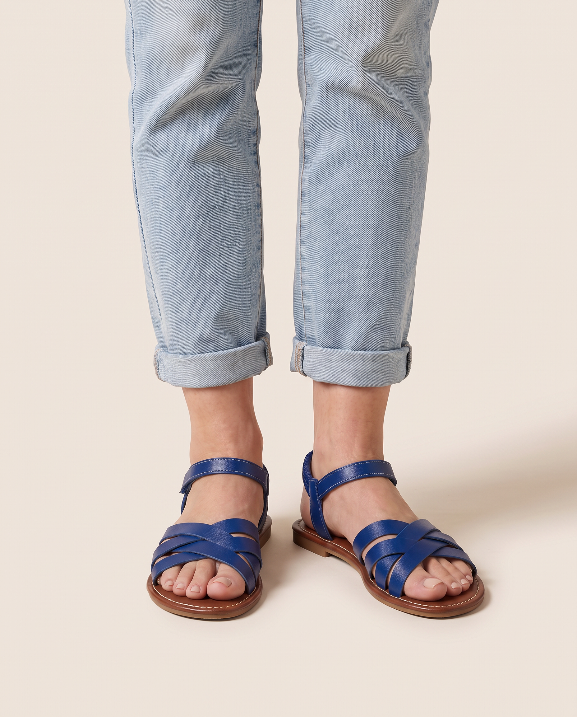 Sophie Laurent | Sicily Orthopedic Sandals with Cushion Support For Women — Blue