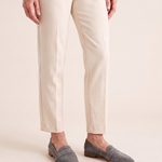 Women's Penny Loafers with Almond Toe — Grey