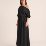 One Shoulder Top and Maxi Skirt Two Piece Set - detail view