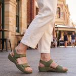 Leather Orthopedic Comfort Sandals — Australian lifestyle