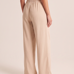 Drawstring Straight Leg Pants, product view