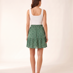 Green Printed Square Neck Sundress – alternate product view