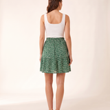 Green Printed Square Neck Sundress – alternate product view