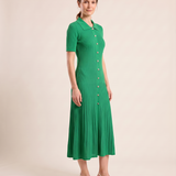 Knit Shirt Dress with Button Front – alternate product view