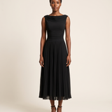 Occasion Midi Dress with Ruched Neckline – primary product view