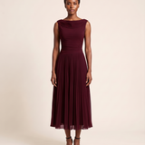 Occasion Midi Dress with Ruched Neckline – product detail view 4