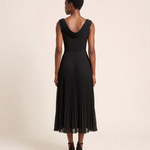 Occasion Midi Dress with Ruched Neckline – alternate product view