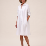 Collared A-Line Dress with Pockets – product detail view 3