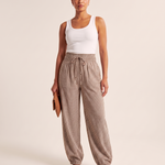 Gingham Wide Leg Trousers in Cotton – primary product view