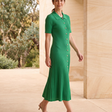 Knit Shirt Dress with Button Front — Australian lifestyle