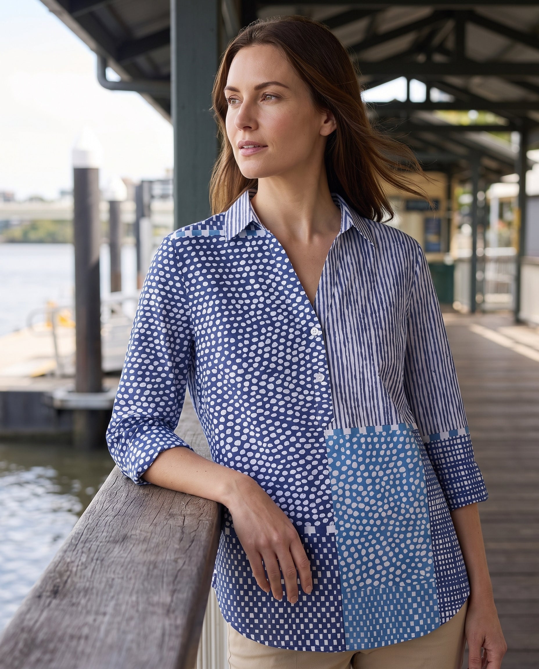 Blouse – Ocean Patchwork With a Twist — Australian lifestyle 2