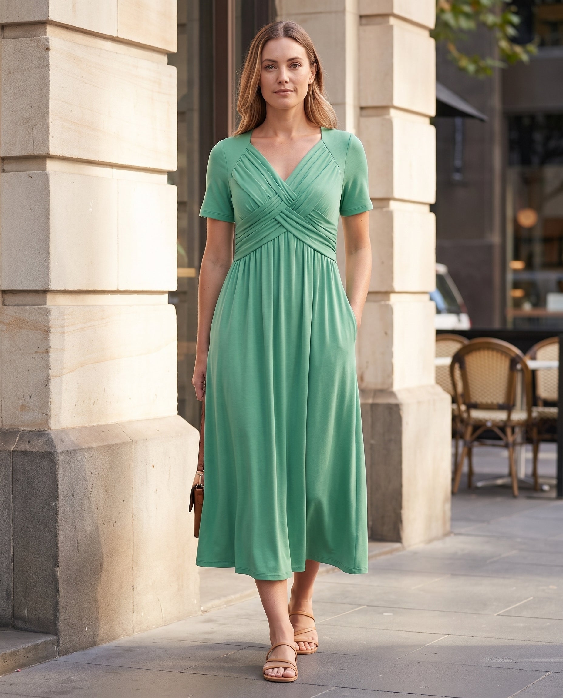 Roisin | Refined Figure-Flattering Dress — Australian lifestyle 1