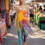 Wide-Leg Jumpsuit – Vivid Sunburst Swirl — Australian lifestyle 1