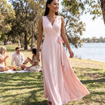 Maisie | Sleeveless Wrap Maxi Dress — Australian lifestyle 1