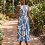 Midi Dress – Off-Shoulder Floral Swing — Australian lifestyle 2