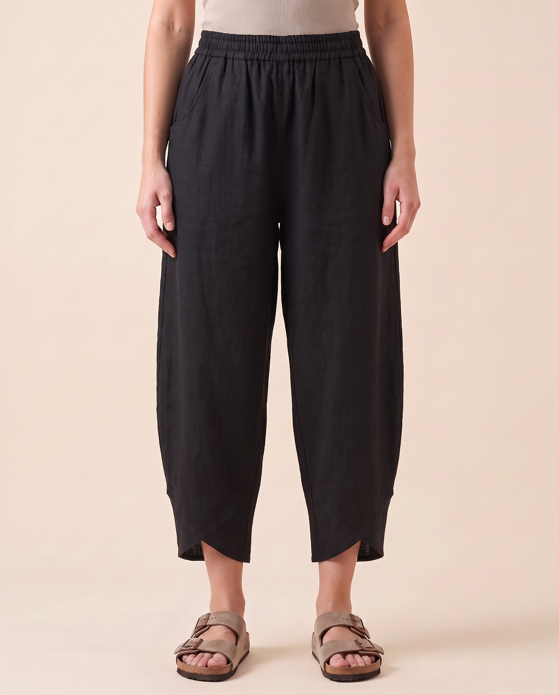 Linen Harem Pants, product view