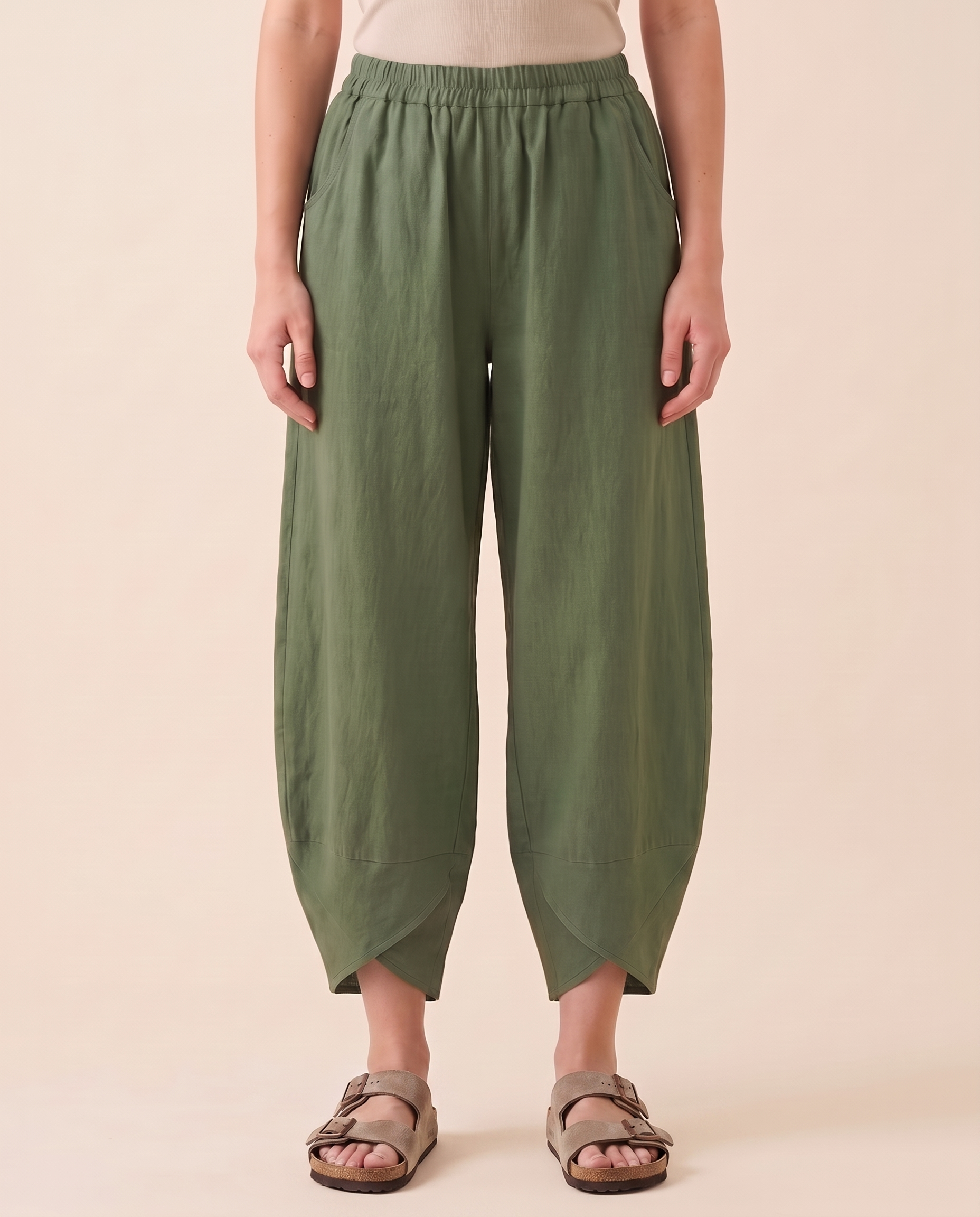 Linen Harem Pants, product view