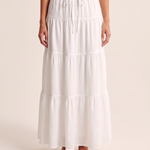 Panelled Maxi Skirt with Adjustable Straps – primary product view