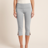 Skinny Capri Trousers with Split Hem – colour variant view