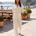 Pleated Wide Leg Trousers with High Waist – product detail view 1