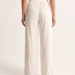 Pleated Wide Leg Trousers with High Waist – alternate product view