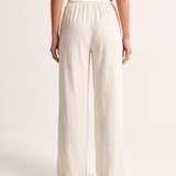 Pleated Wide Leg Trousers with High Waist – alternate product view
