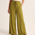 Polka Dot Wide Leg Trousers with Elastic Waist – primary product view