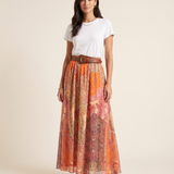 Printed Maxi Skirt with High Waist – primary product view