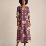 Printed Midi Dress with Pockets — Plum studio