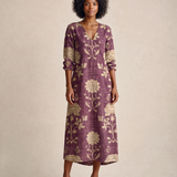 Printed Midi Dress with Pockets — Plum studio