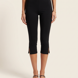 Skinny Capri Trousers with Split Hem – primary product view