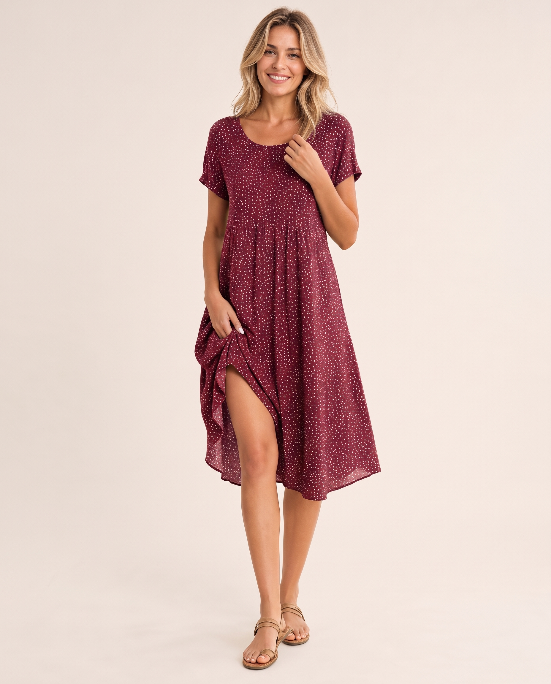 Summer Midi Dress with Relaxed Fit – product detail view 6