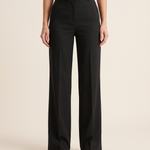 Tailored Straight-Cut Pants — front view