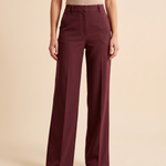 Tailored Straight-Cut Pants — product view