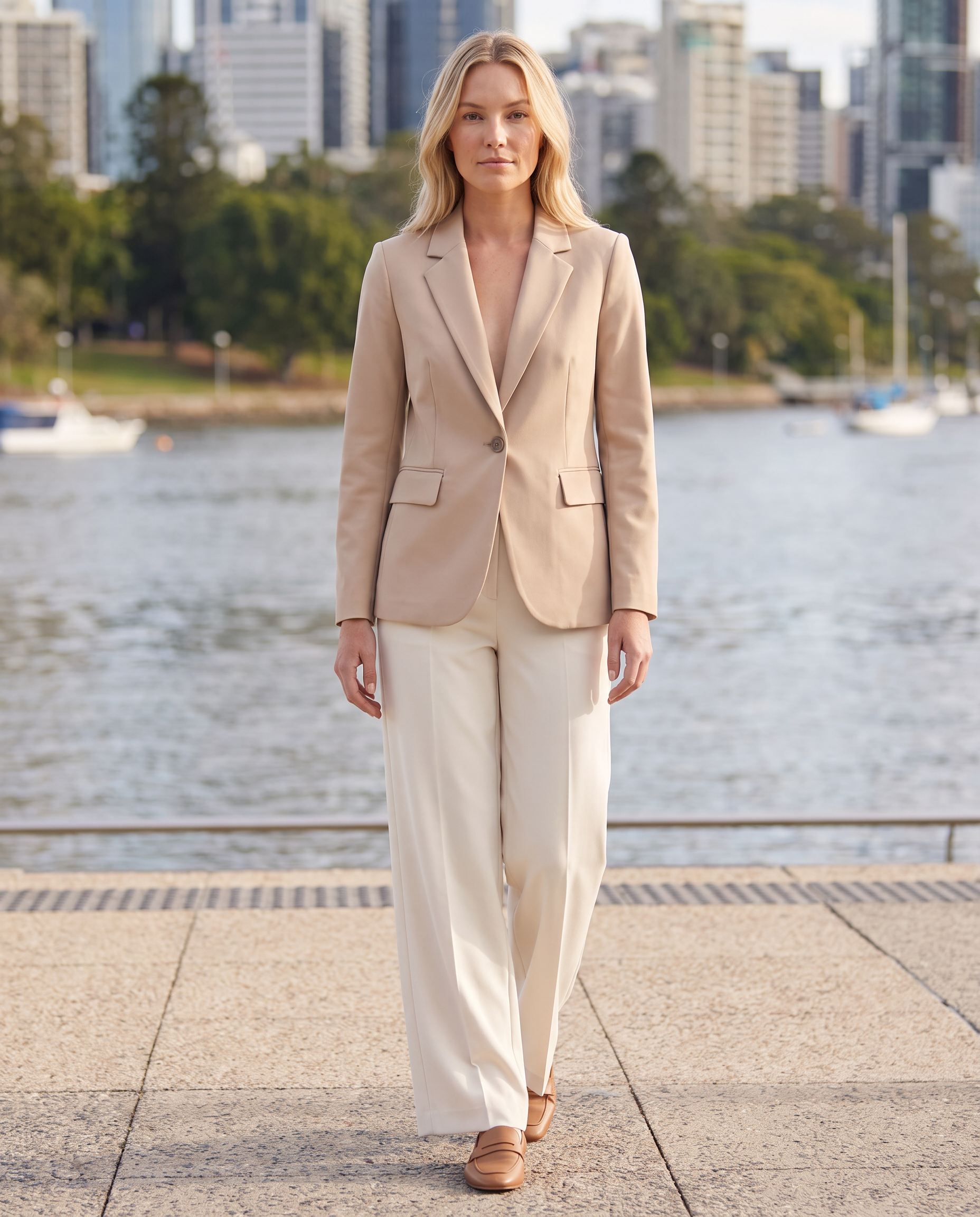 Single Button Tailored Blazer — lifestyle 2