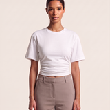 Relaxed Crop T Shirt with Crew Neck – product detail view 2