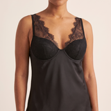 Lace Panel Cami Top with Deep V Neck – product detail view 1