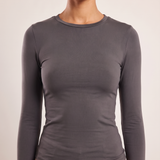 Long Sleeve Basic Top with Regular Fit – alternate product view