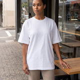Oversized Drop Shoulder T Shirt with Relaxed Fit – product detail view 1