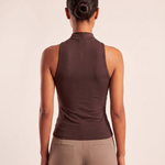 Halter Crop Top with Twist Front and Metal Ring – alternate product view