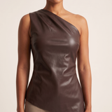 One Shoulder Top with Asymmetric Hem – product detail view 1