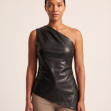 One Shoulder Top with Asymmetric Hem – product detail view 3