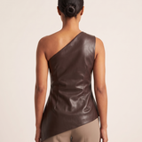 One Shoulder Top with Asymmetric Hem – alternate product view